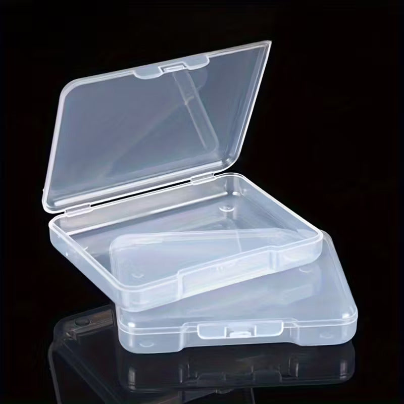Clear Lockable Plastic Storage Box with Secure Buckle Lid