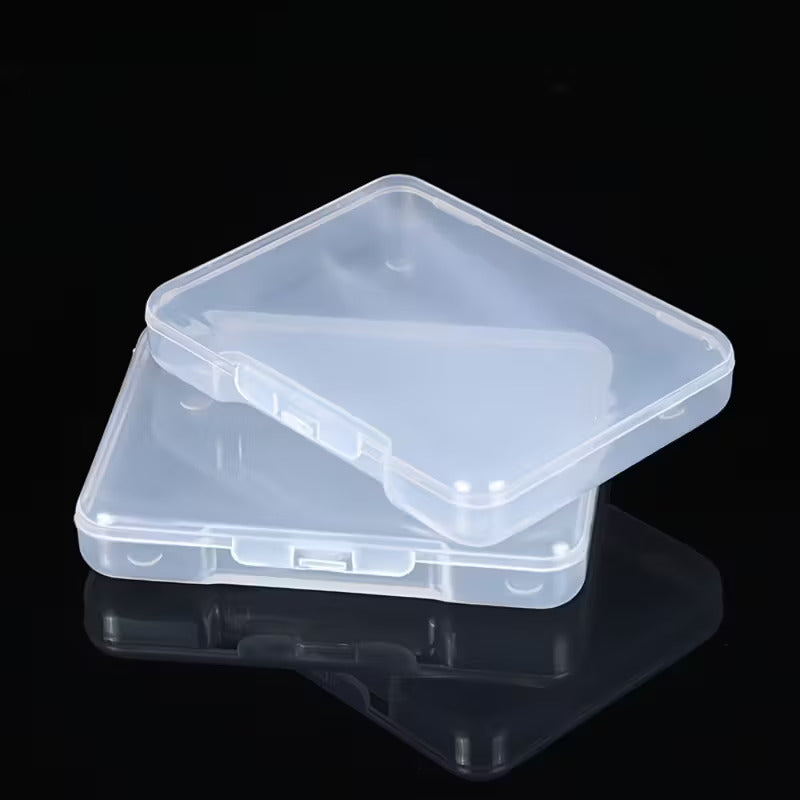Clear Lockable Plastic Storage Box with Secure Buckle Lid