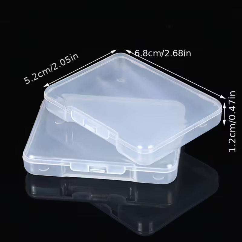 Clear Lockable Plastic Storage Box with Secure Buckle Lid